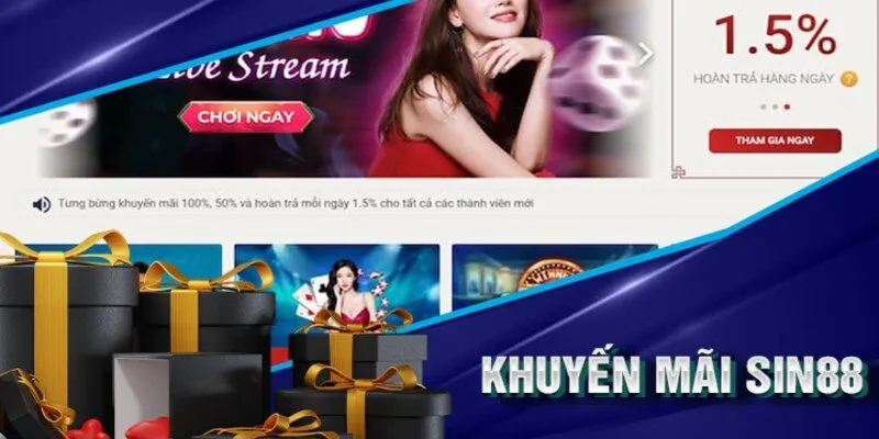 Giới thiệu chương trình khuyến mãi SIN88
